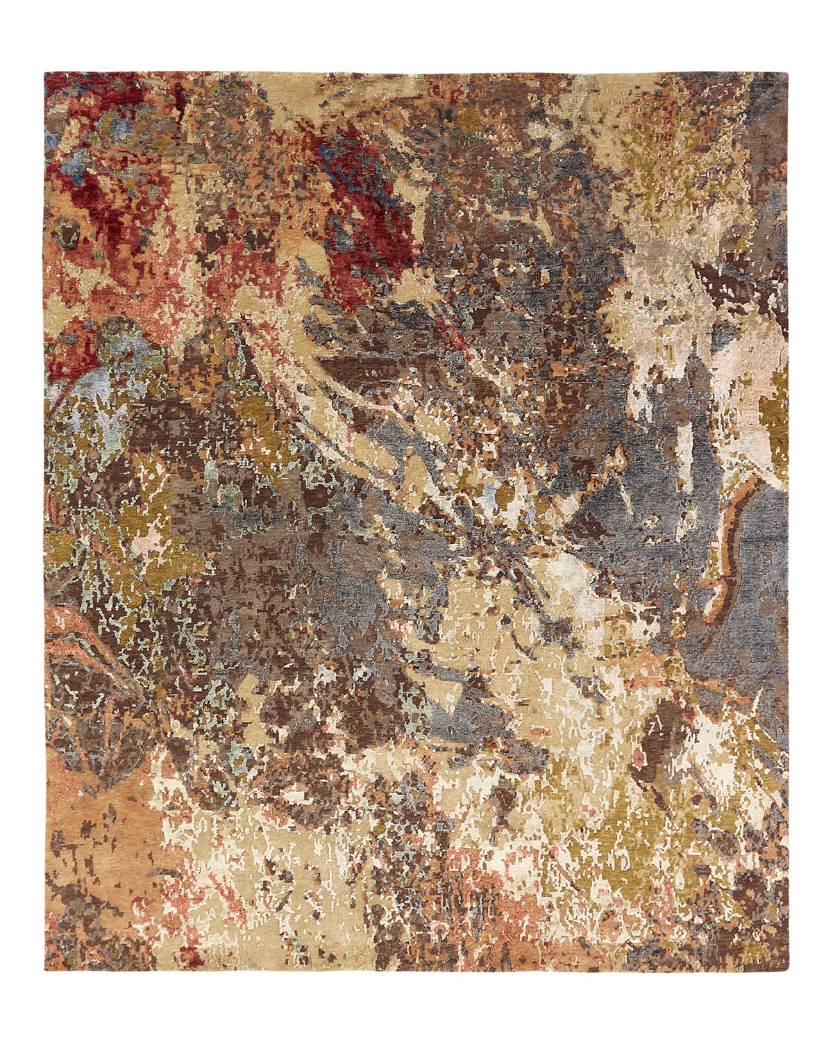 Bent Trail Hand Knotted Rug, 6' x 9'