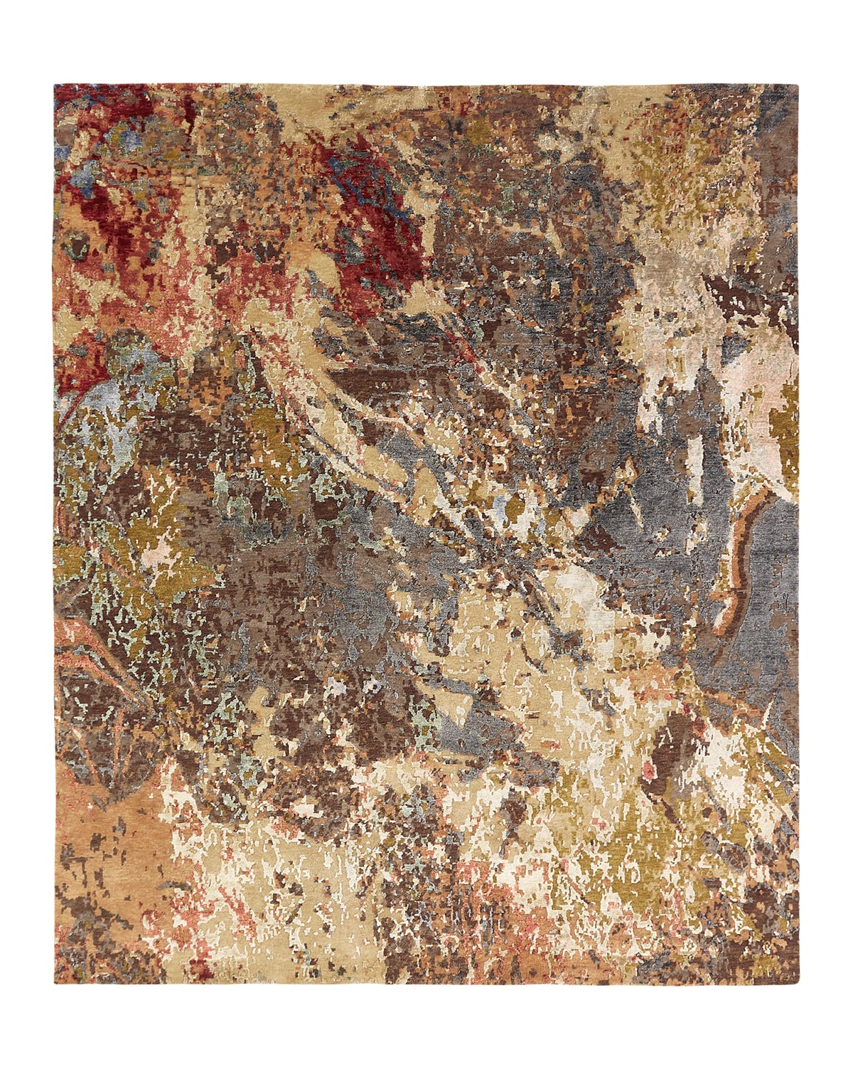 Bent Trail Hand Knotted Rug, 9' x 12'