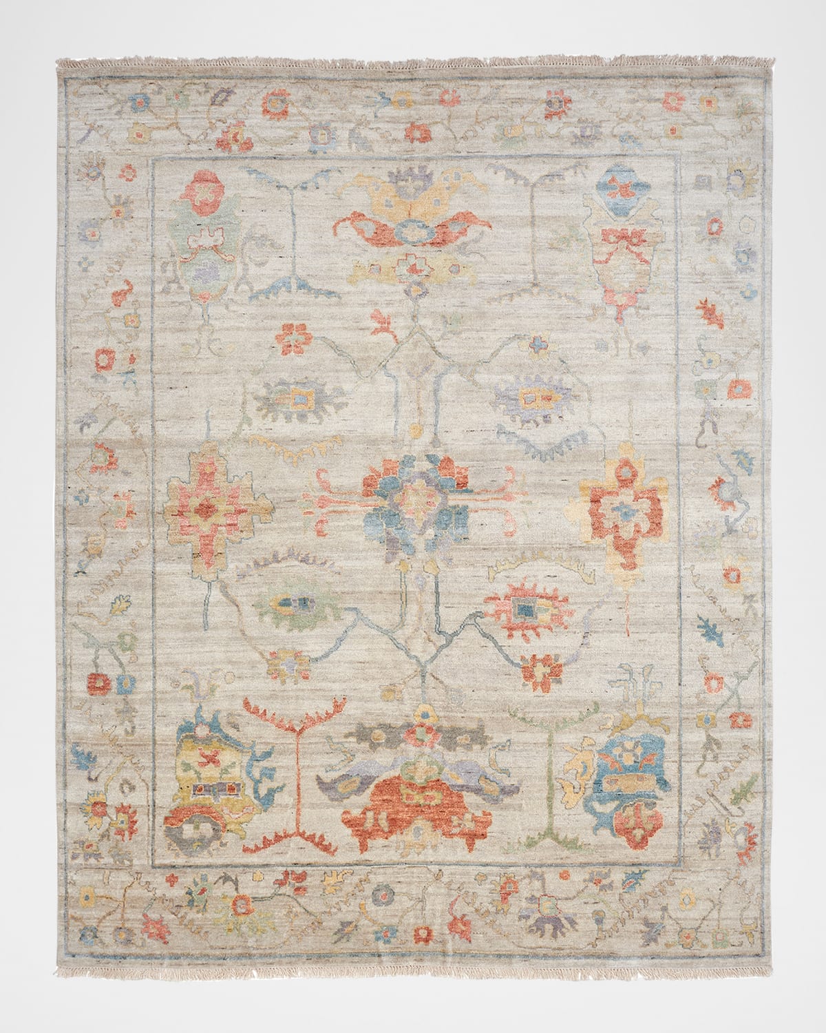 Hillcastle Hand Knotted Rug, 6' x 9'
