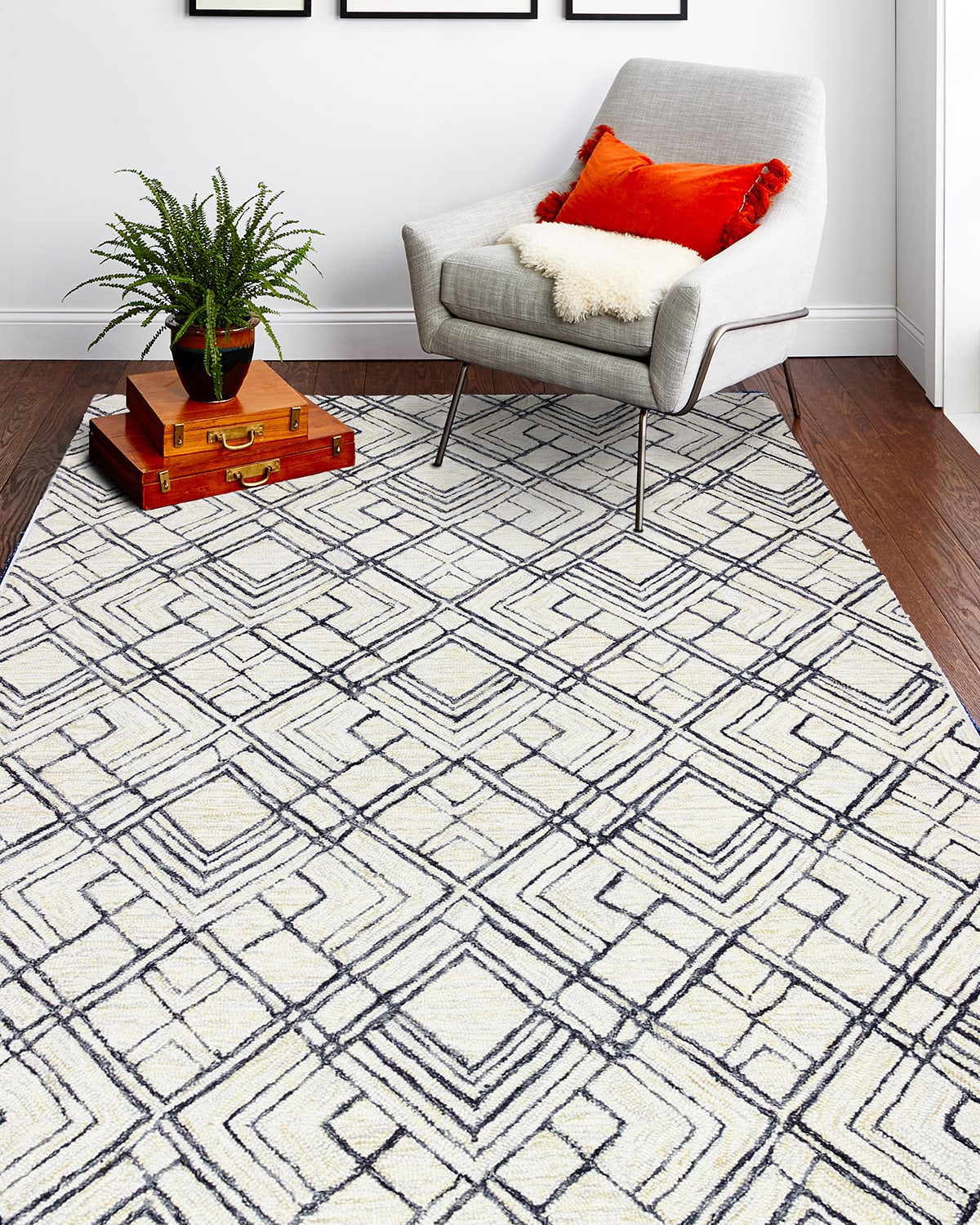 Stanbridge Hand-Tufted Rug, 5' x 8'