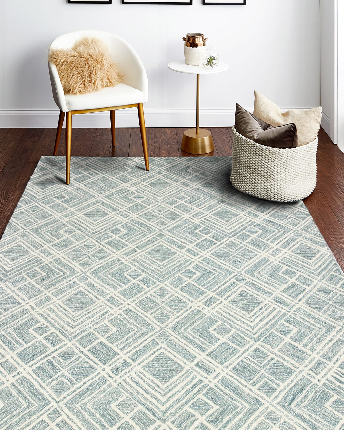 Stanbridge Hand-Tufted Rug, 5' x 8'
