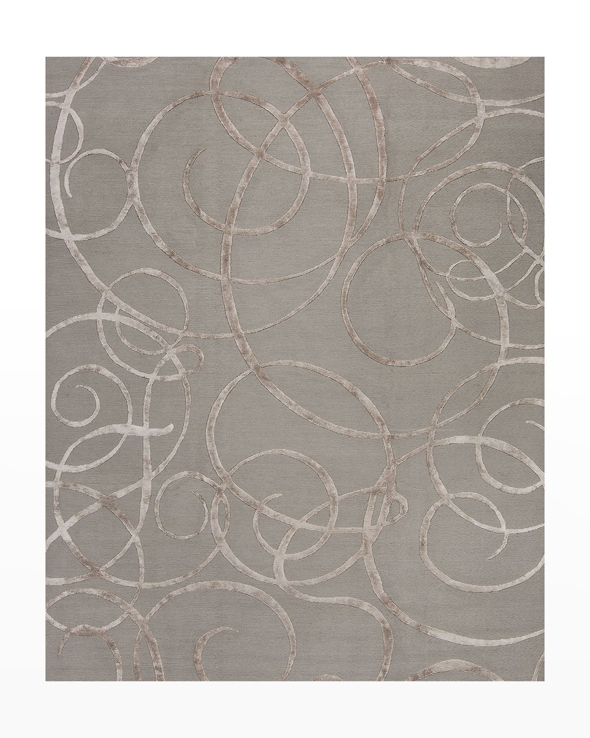 Larkspur Hand-Knotted Rug, 10' x 14'