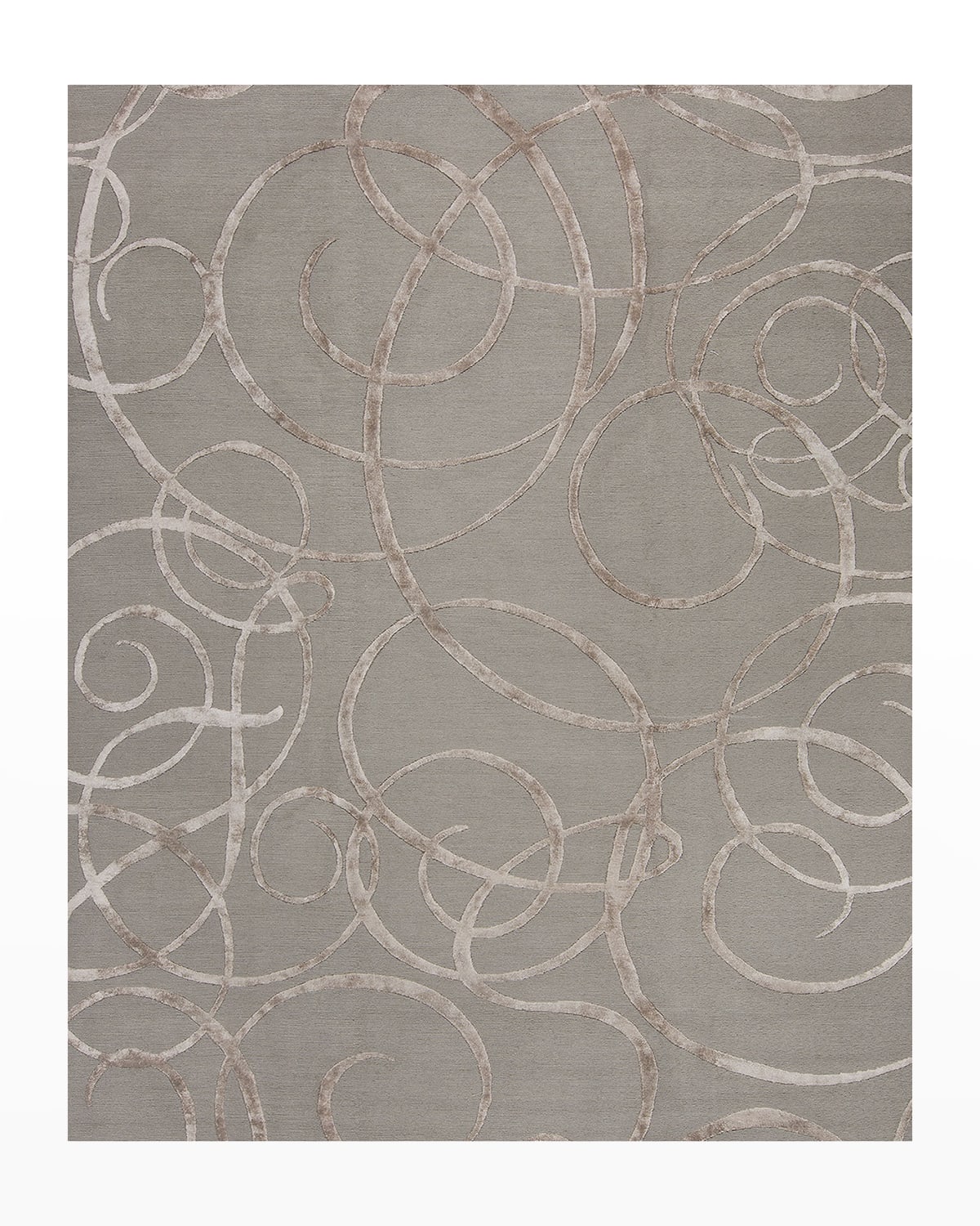 Larkspur Hand-Knotted Rug, 6' x 9'