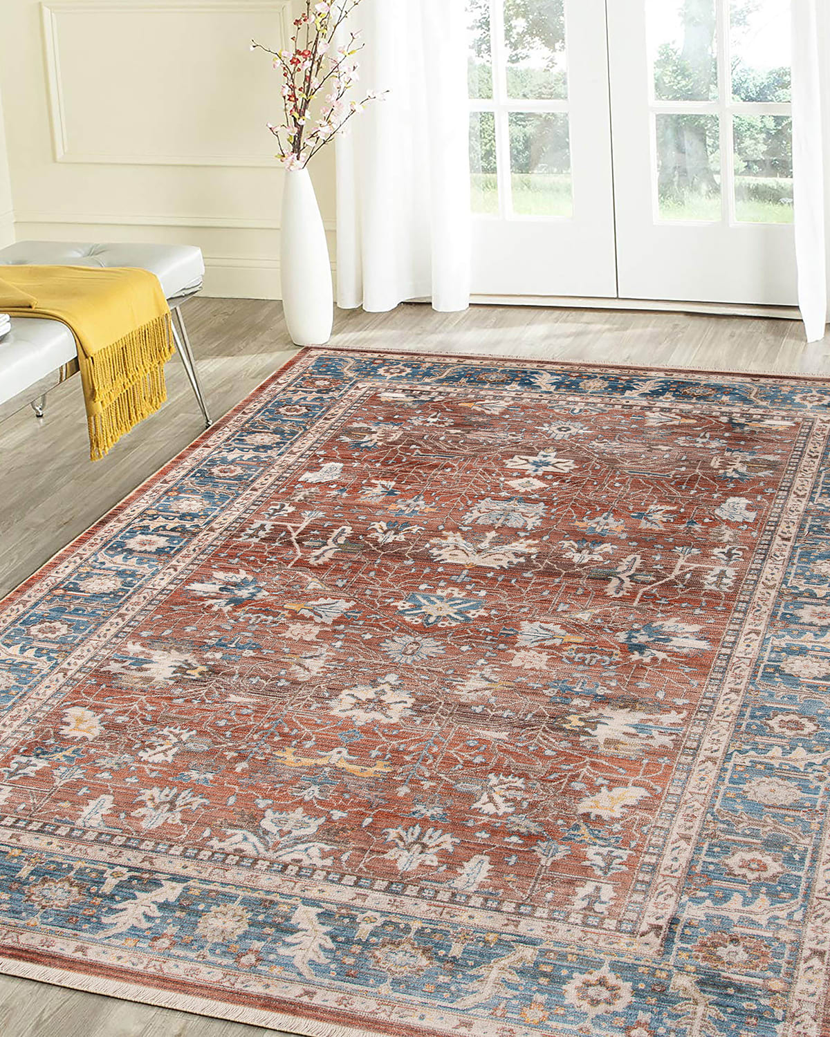 Nashlyn Power-Loomed Rug, 5' x 7'