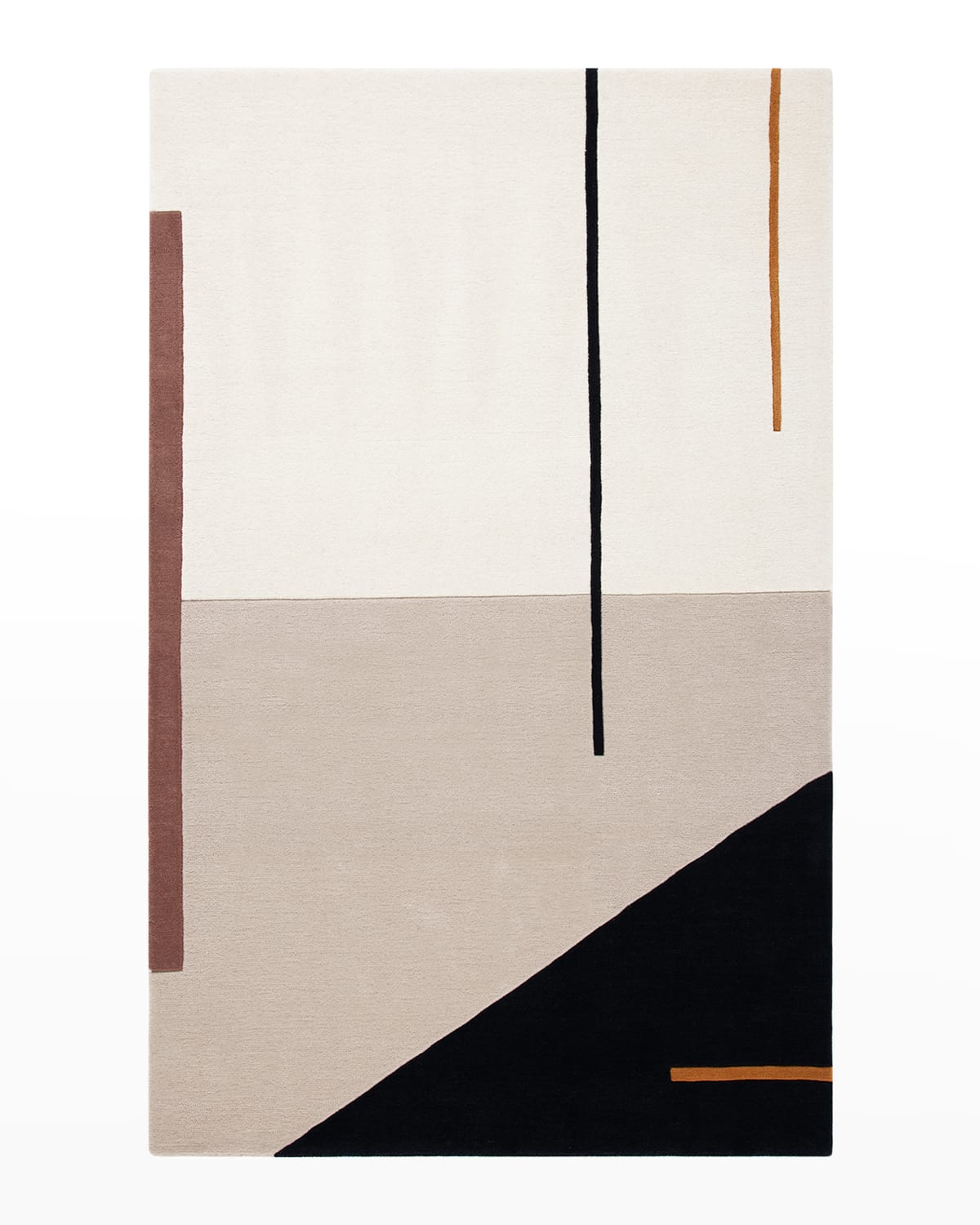 Lineal Hand-Tufted Rug, 5' x 8'