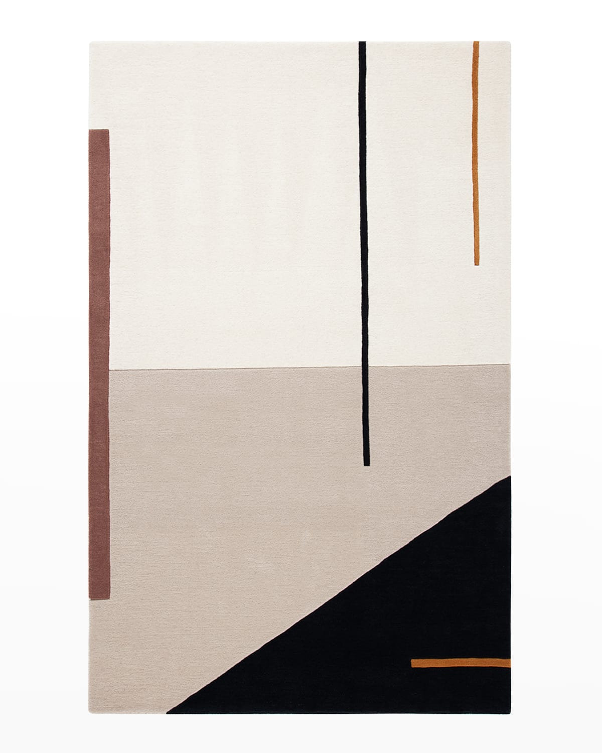 Lineal Hand-Tufted Rug, 6' x 9'