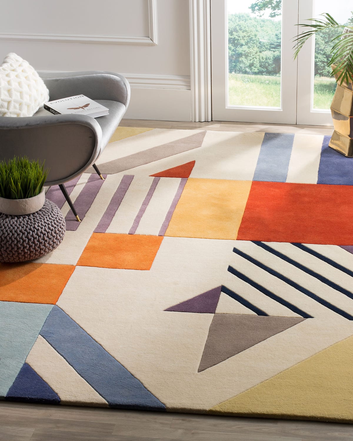 Dustan Hand-Tufted Rug, 9' x 12'