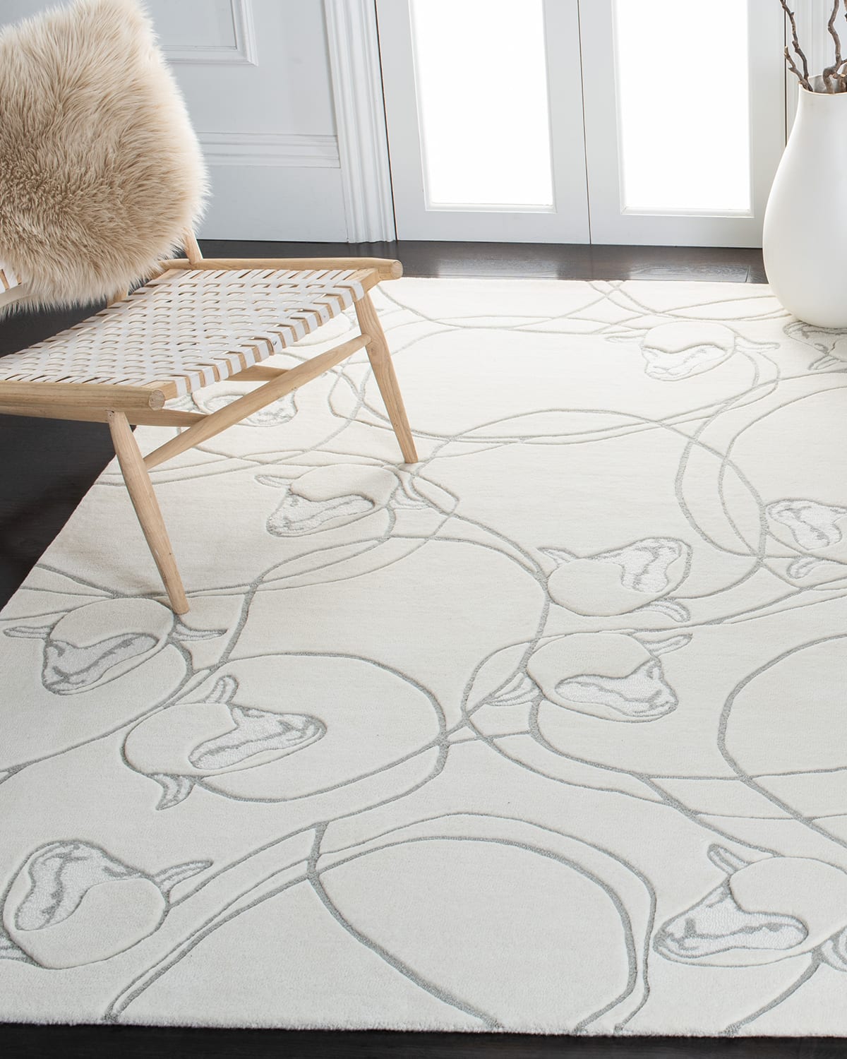 Das Hand-Tufted Rug, 5' x 8'