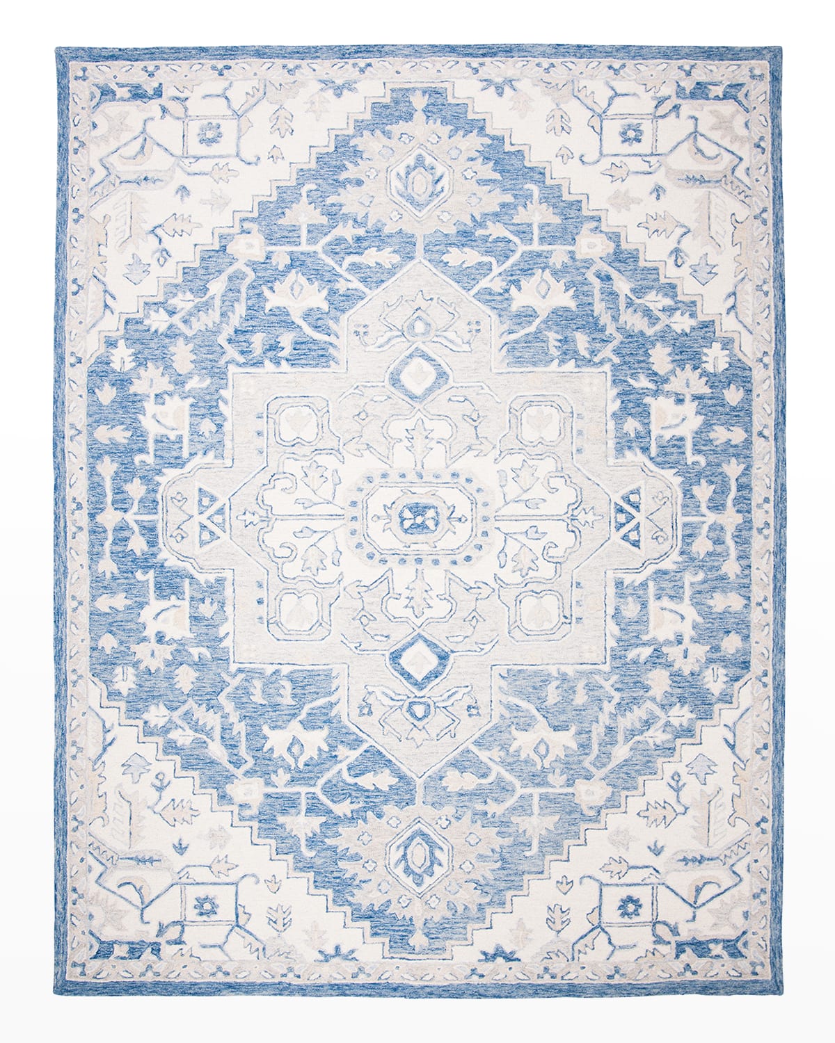 Percy Blue Hand-Woven Rug, 8' x 10'