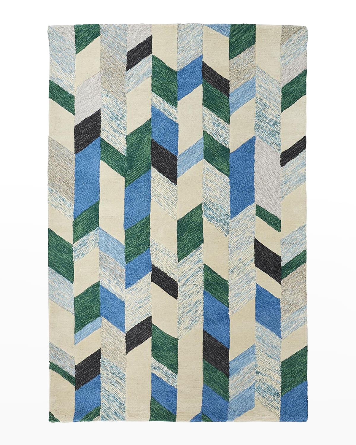 Elison Modern Industrial Rug, 5' x 8'
