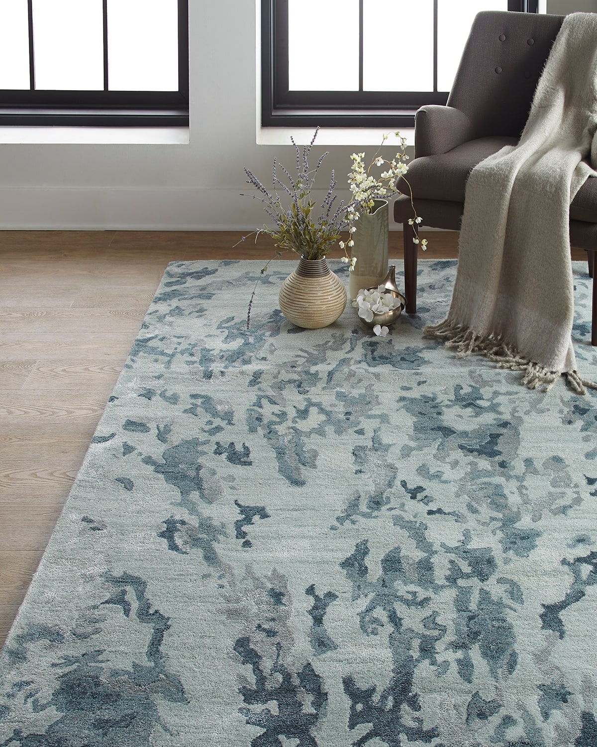 Orwell Contemporary Abstract Rug, 10' x 14'