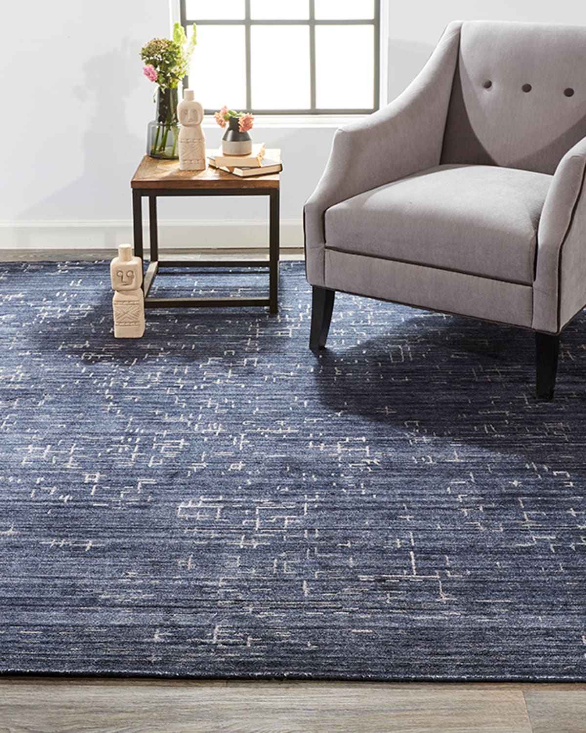 Miska Modern Abstract Minimalist Rug, 8' x 10'