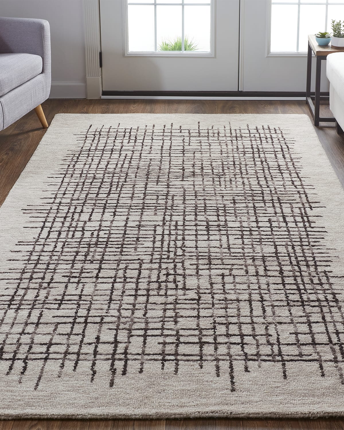 Carrick Modern Tufted Architectural Rug, 2' x 3'