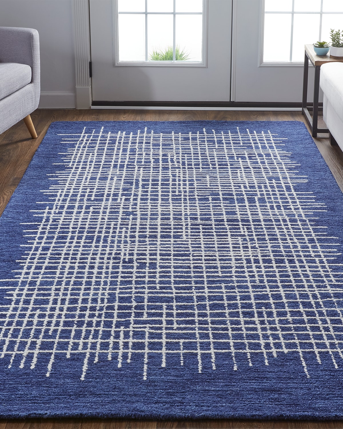 Carrick Modern Tufted Architectural Rug, 3.6' x 5.6'