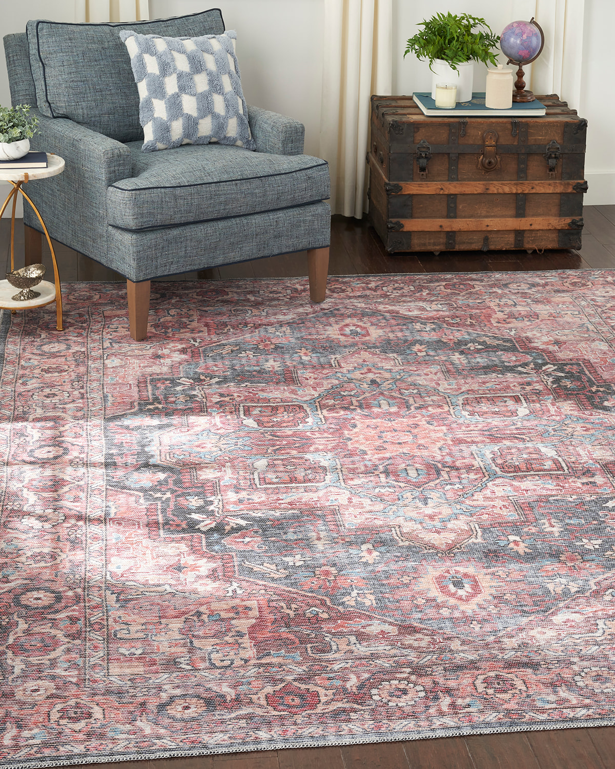 Lalie Washable Rug, 8' x 10'