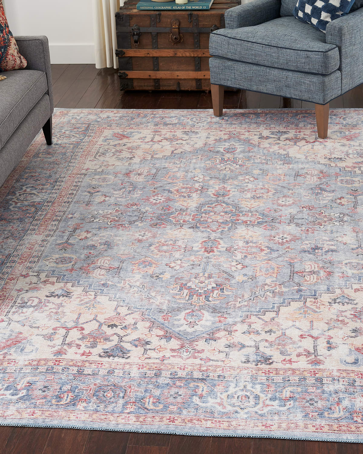 Jacob Washable Rug, 5' x 8'