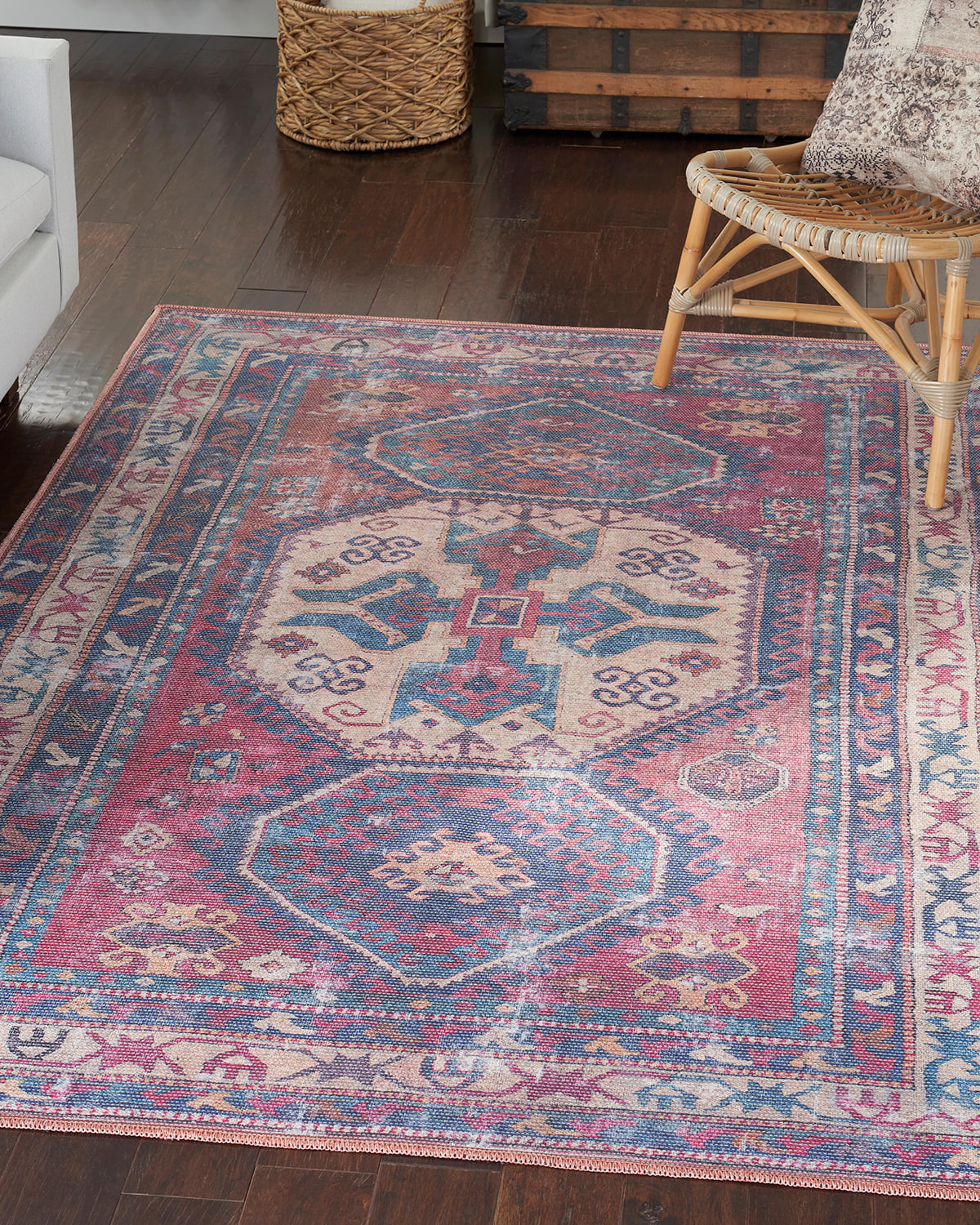 Faith Washable Rug, 4' x 6'