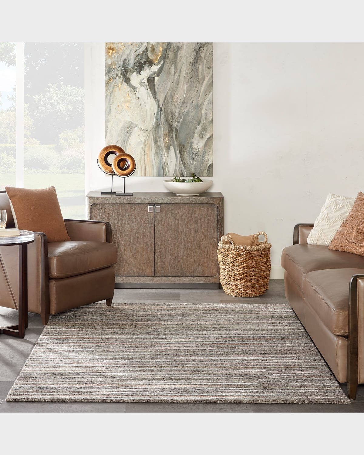 Logan Hand-Knotted Rug, 9' x 12'