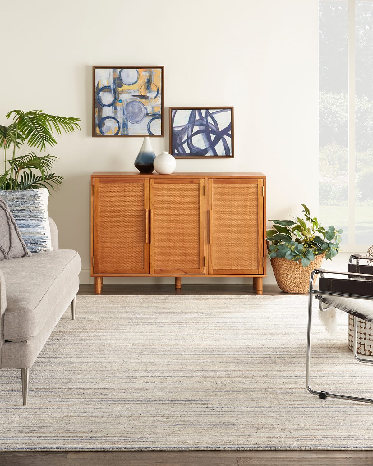 Logan Hand-Knotted Rug, 5' x 8'