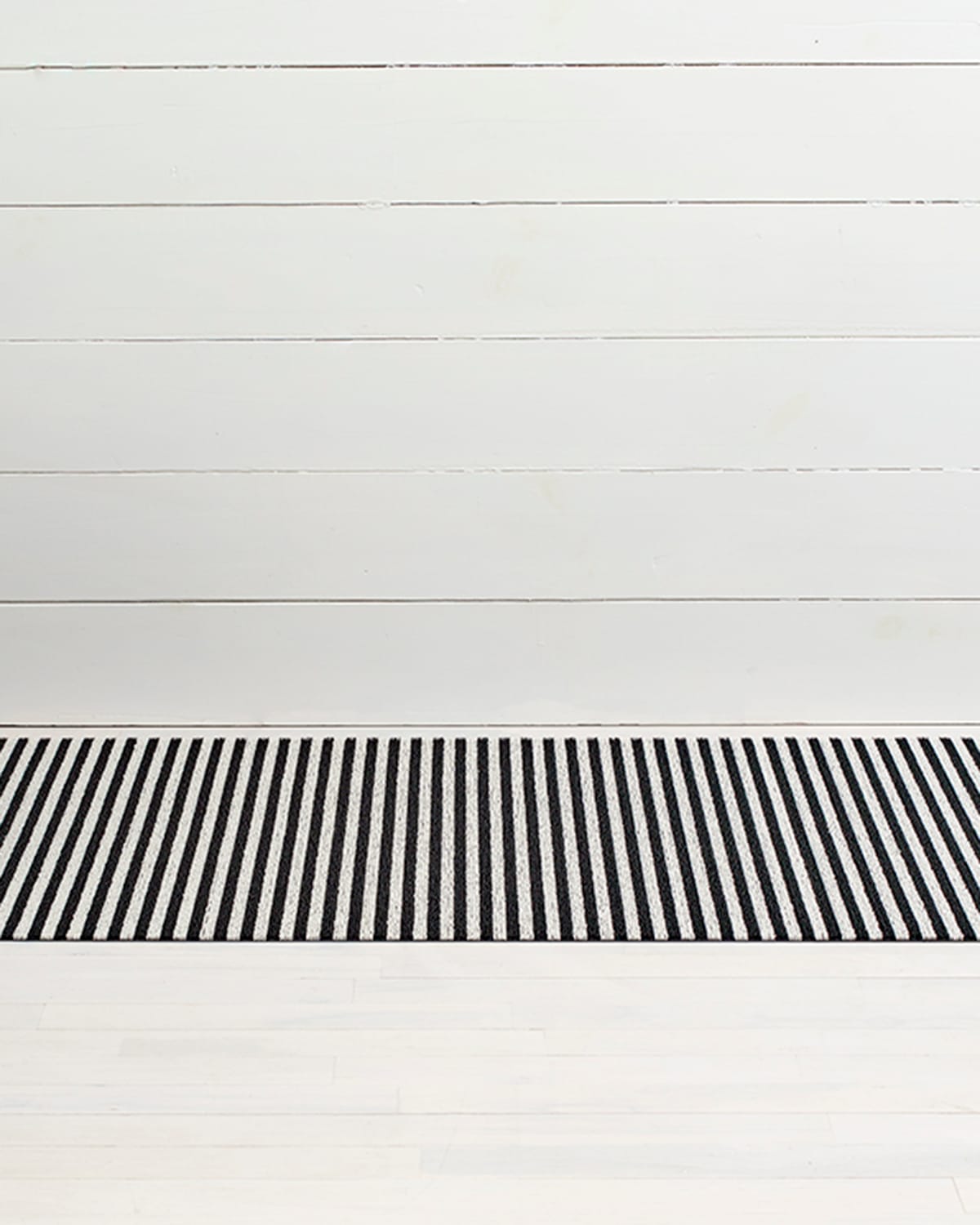 Breton Stripe Shag Rug, 2' x 6'