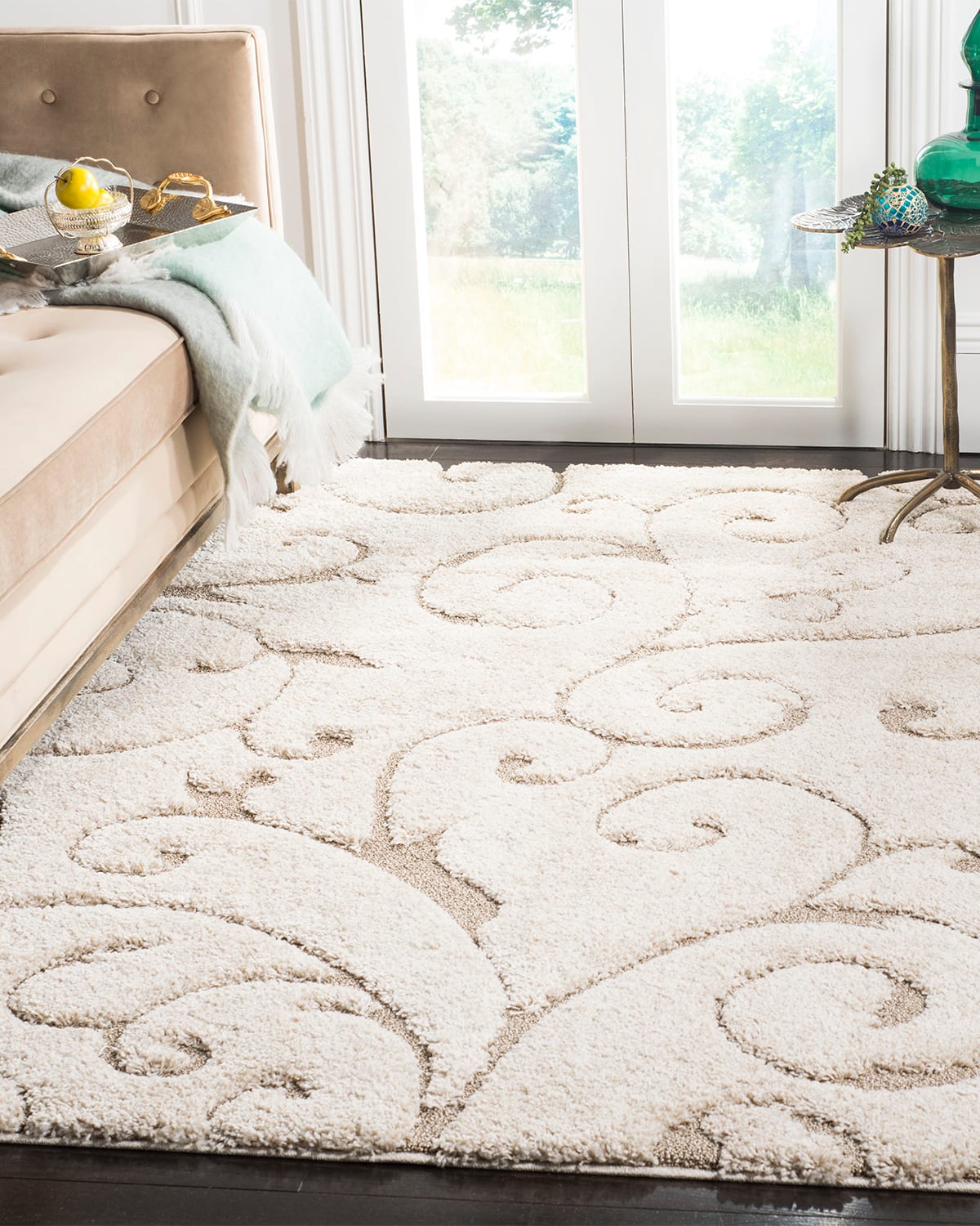 Josiah Power-Loomed Shag Rug, 5' x 8'