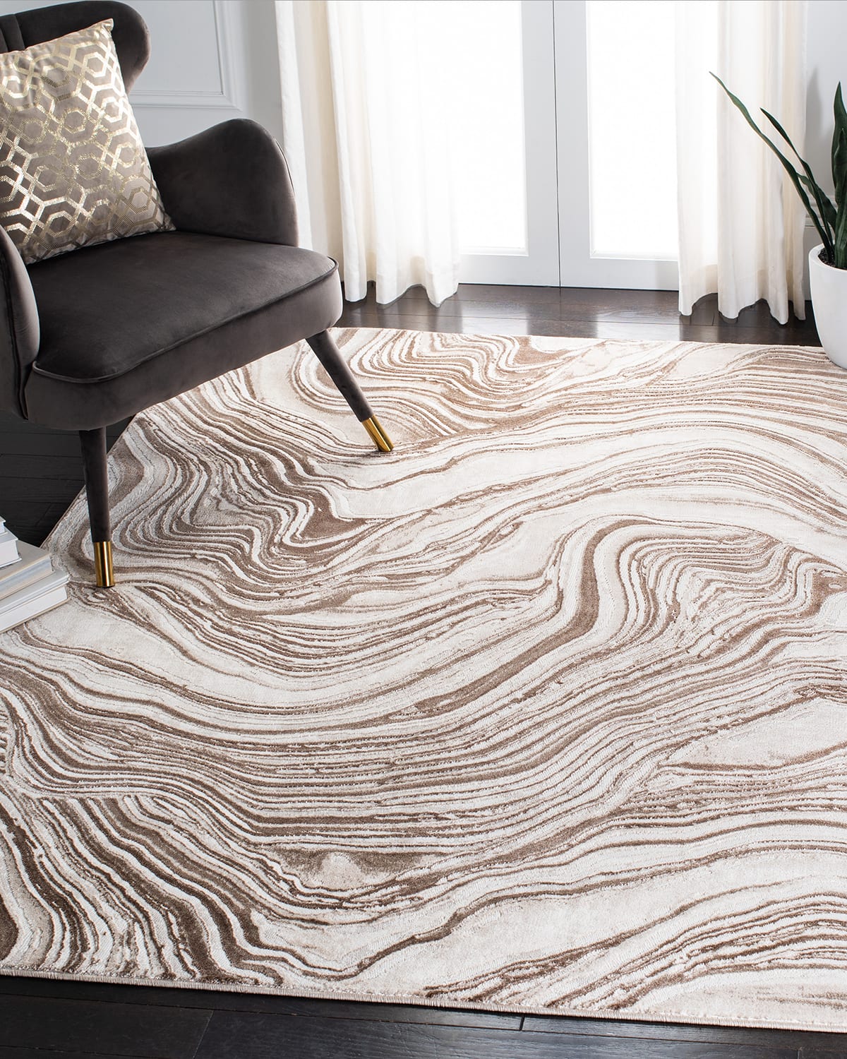 Averill Power-Loomed Rug, 8' x 10'