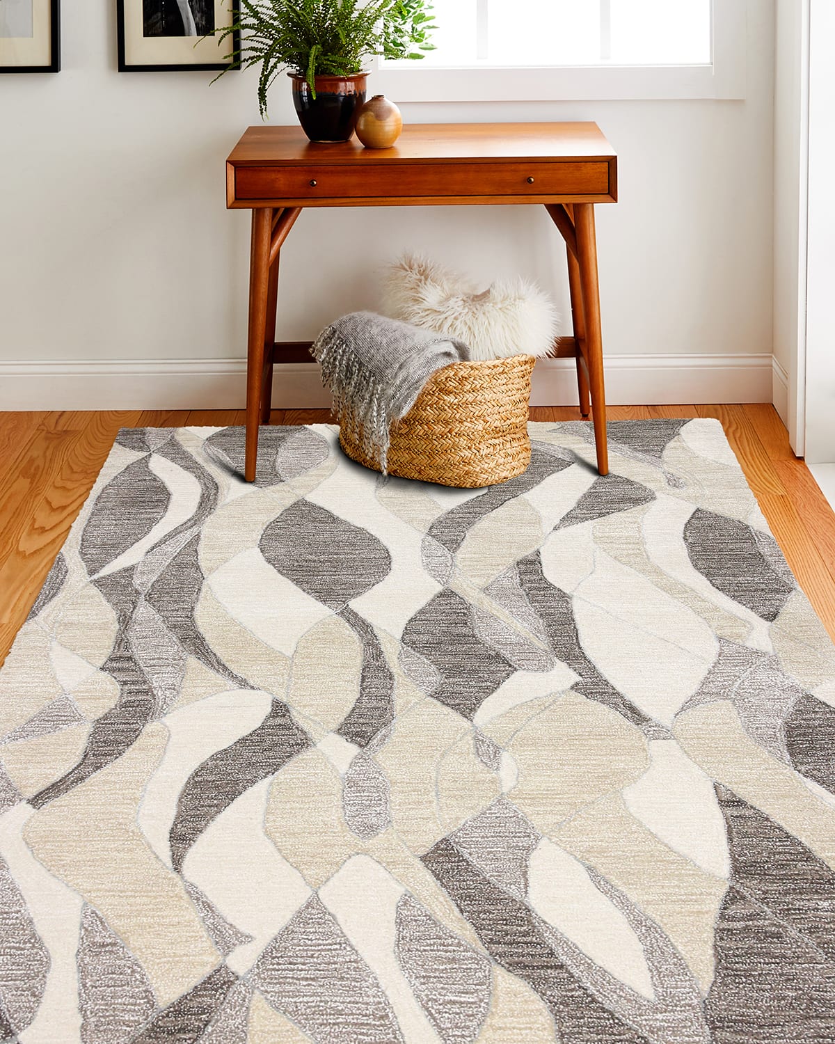 Marley Hand-Tufted Rug, 6' x 9'