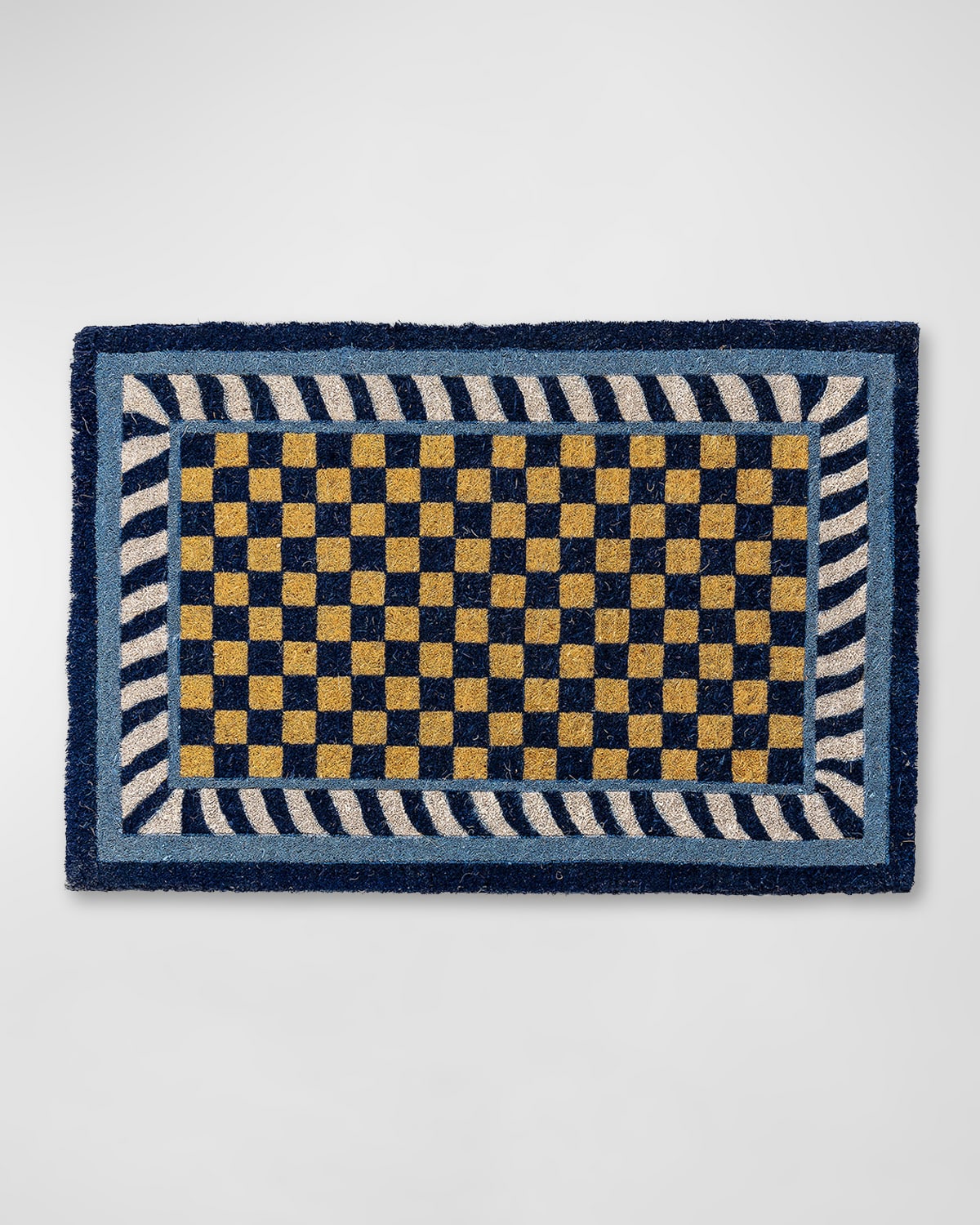 Royal Check Entrance Mat, 2' x 3'