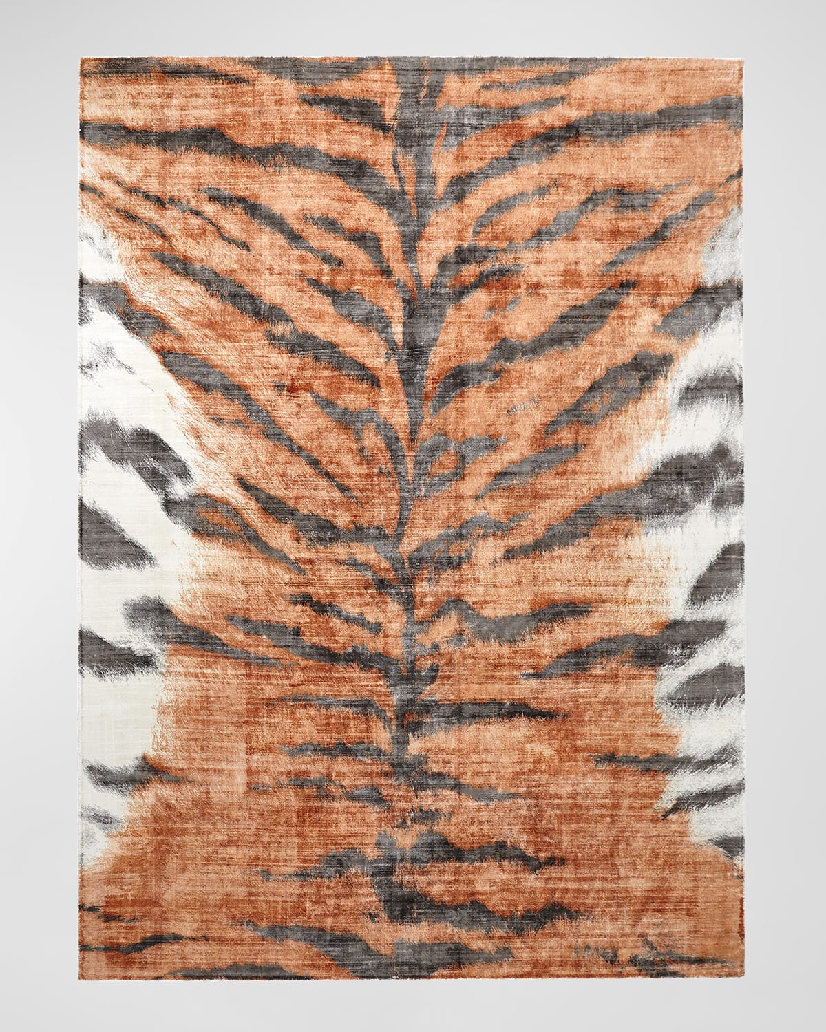 Tiger Stripe Hand-Woven Rug, 6' x 9'