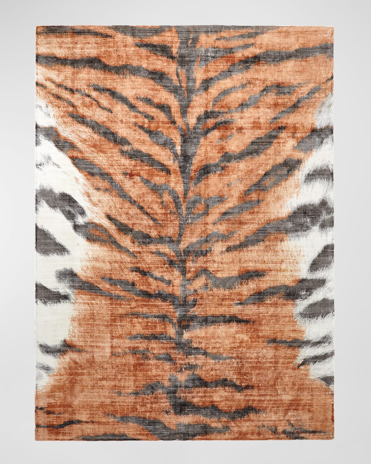 Tiger Stripe Hand-Woven Rug, 8' x 10'