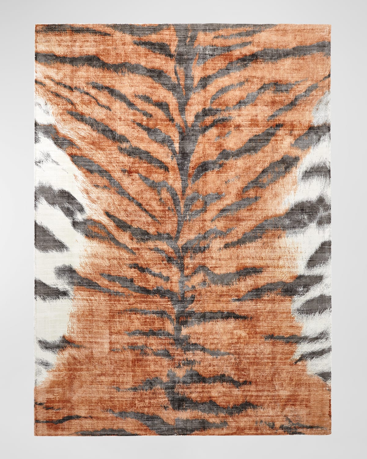 Tiger Stripe Hand-Woven Rug, 9' x 12'