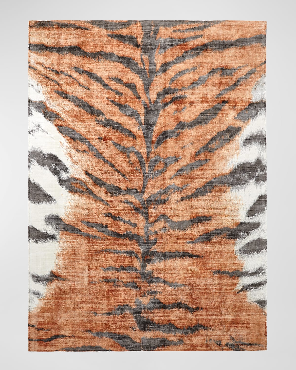 Tiger Stripe Hand-Woven Rug, 10' x 14'