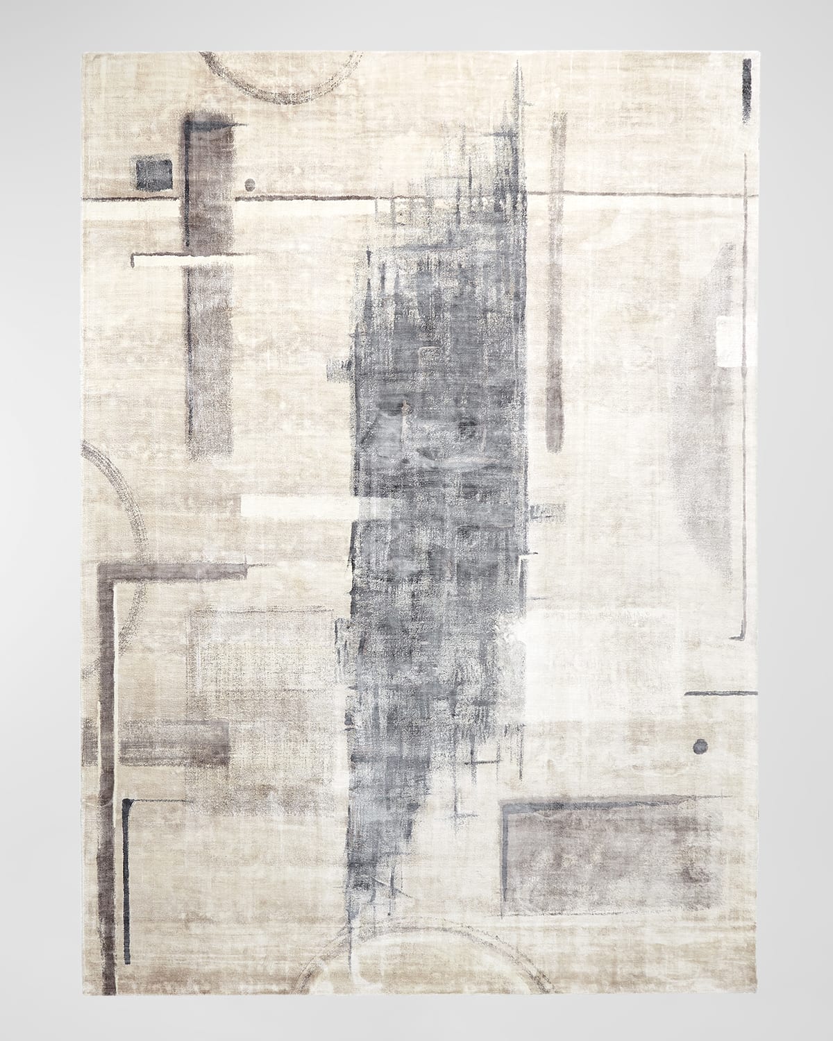 Art Hand-Woven Rug, 6' x 9'