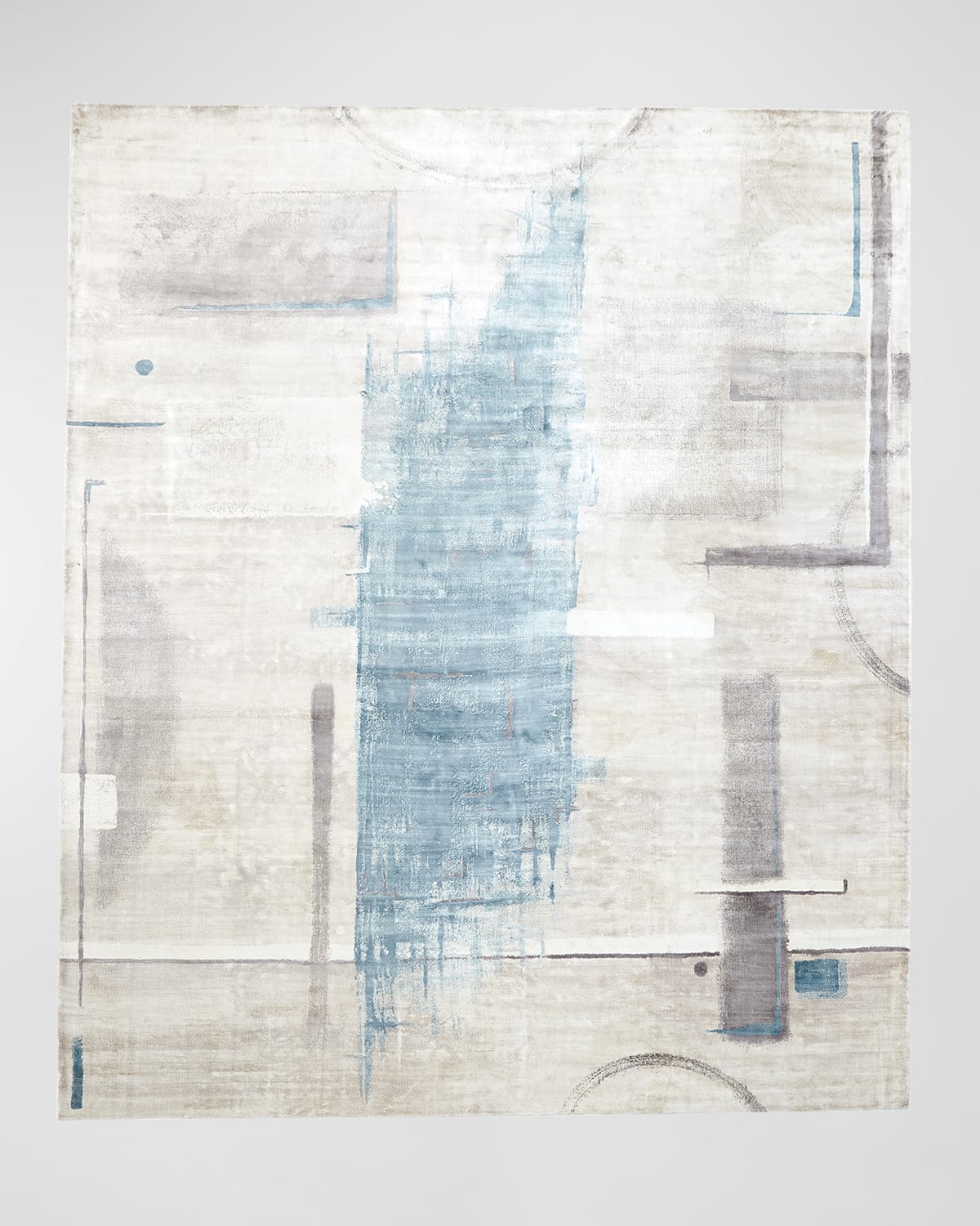 Art Hand-Woven Rug, 6' x 9'