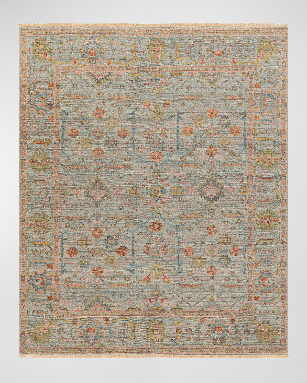 Brindle Hand-Knotted Rug, 9' x 12'