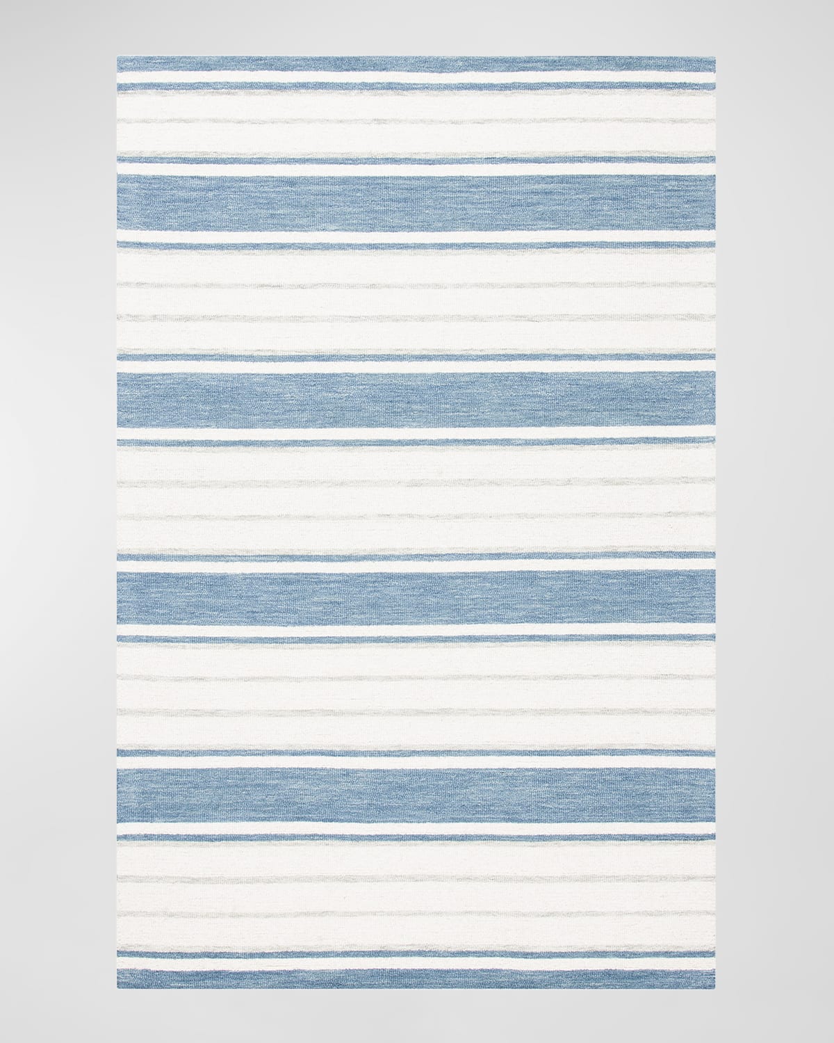 Ballast Stripe Hand-Tufted Rug, 6' x 9'