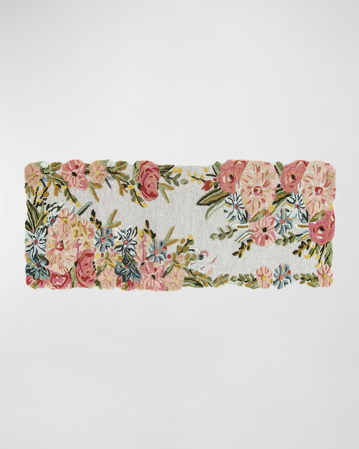 Flower Garden Runner Rug, 2'6in x 8'