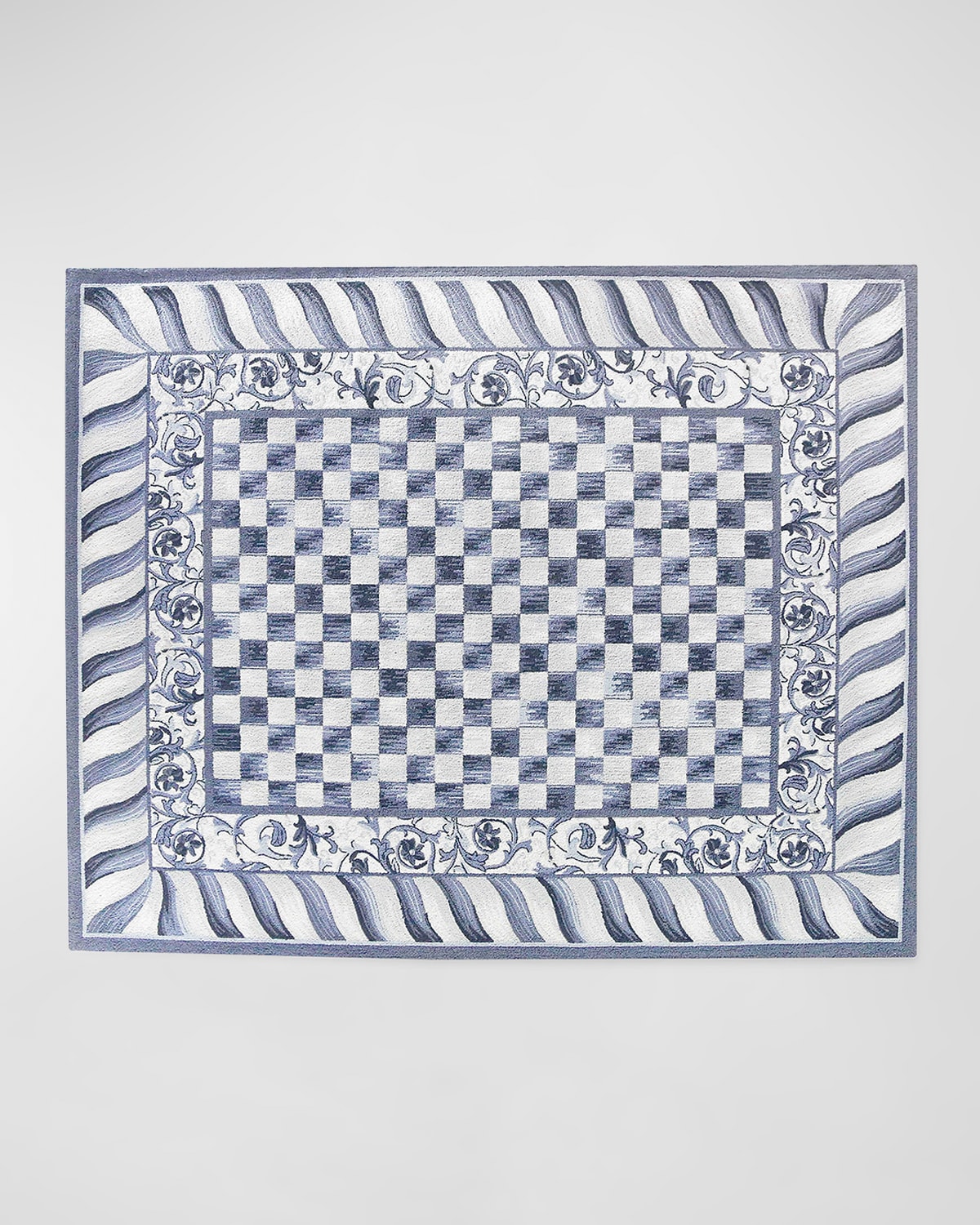 Sterling Check Rug, 8' x 10'