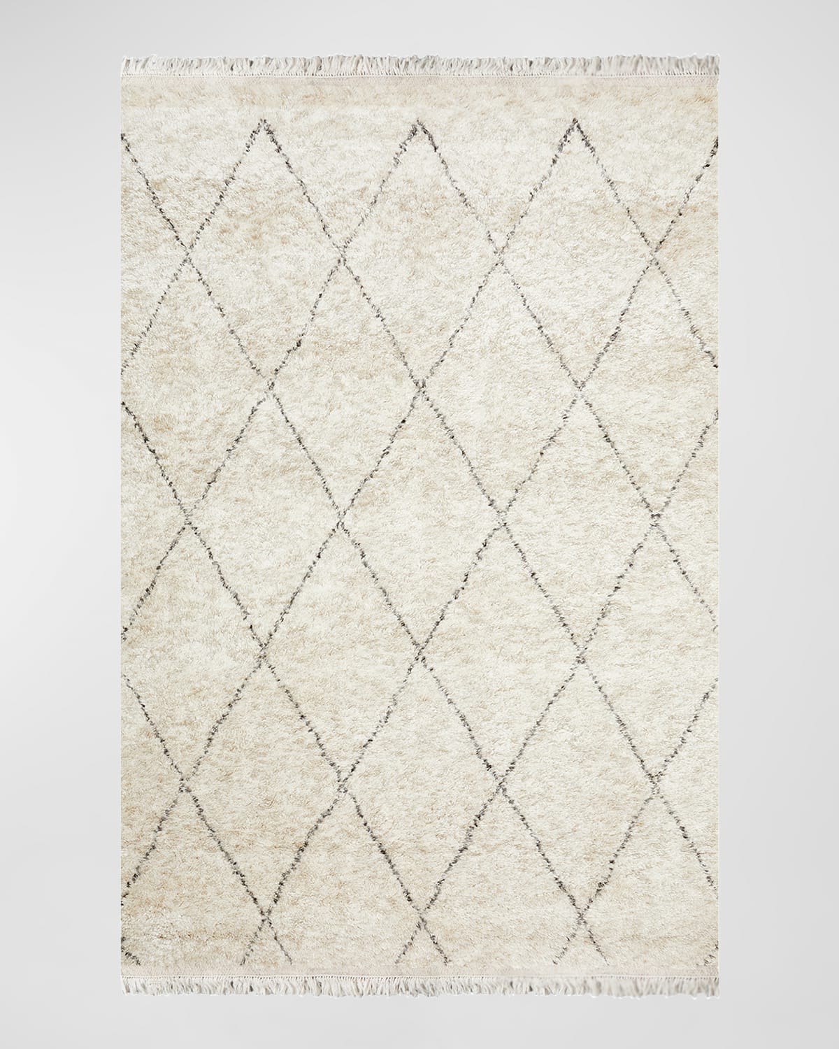 Shaggy Moroccan Area Rug, 5' x 8'