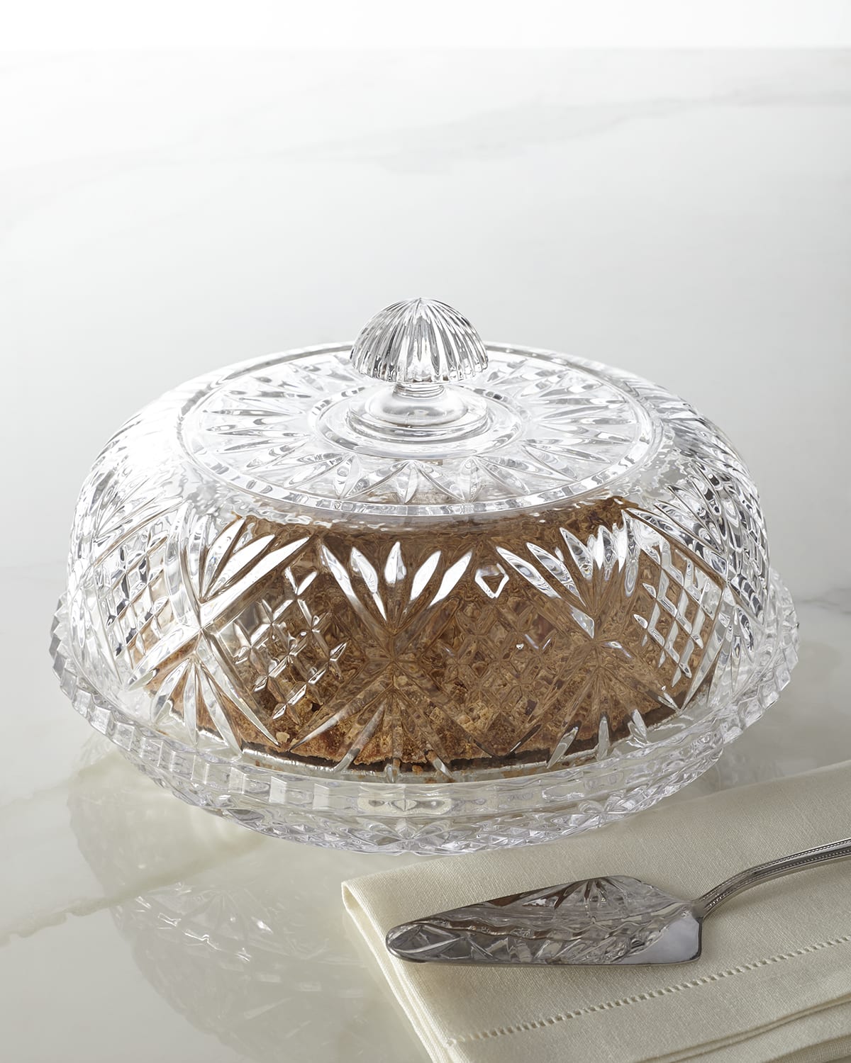 Image Godinger Dublin Crystal Pie Dome