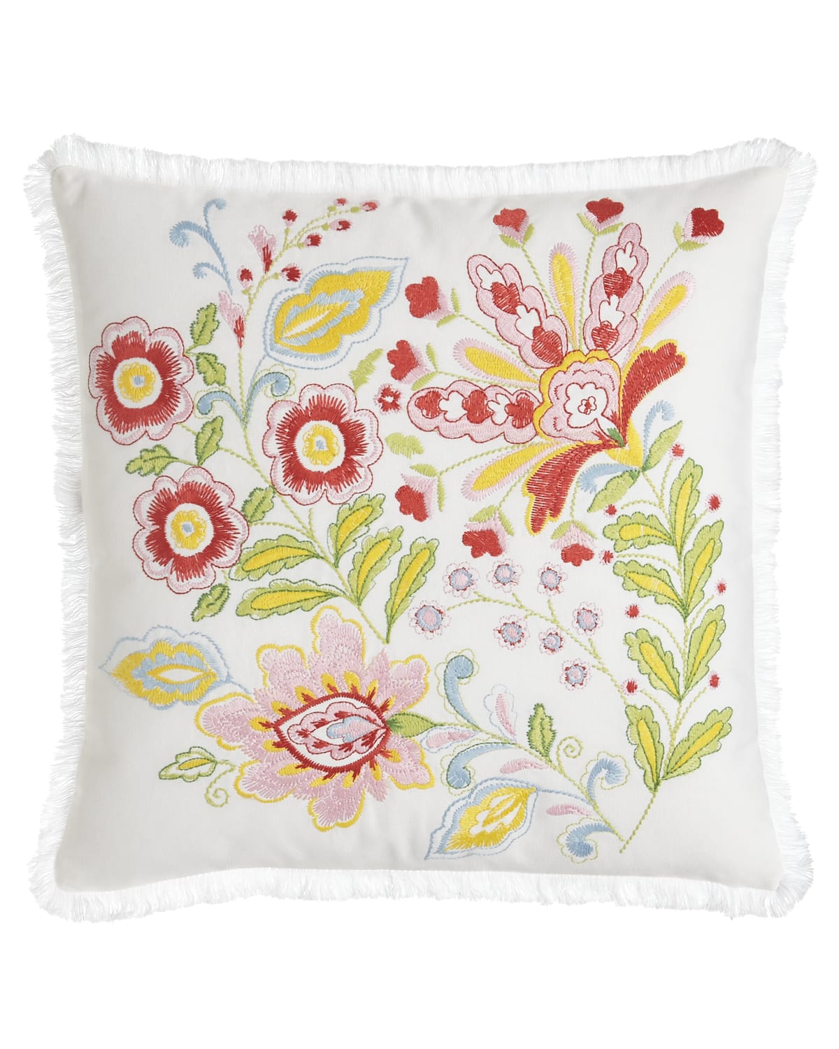 Image Dena Home Santana Floral Pillow, 16"Sq.