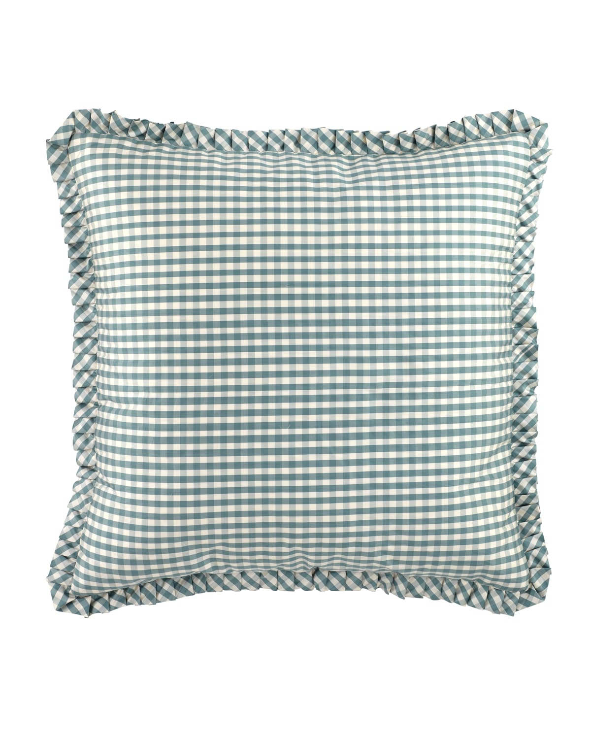 Image Legacy European Lutece Cypress Checked Sham