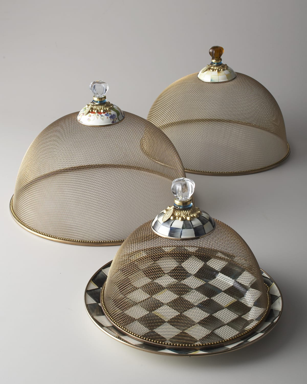 Image MacKenzie-Childs Small Courtly Check Mesh Dome