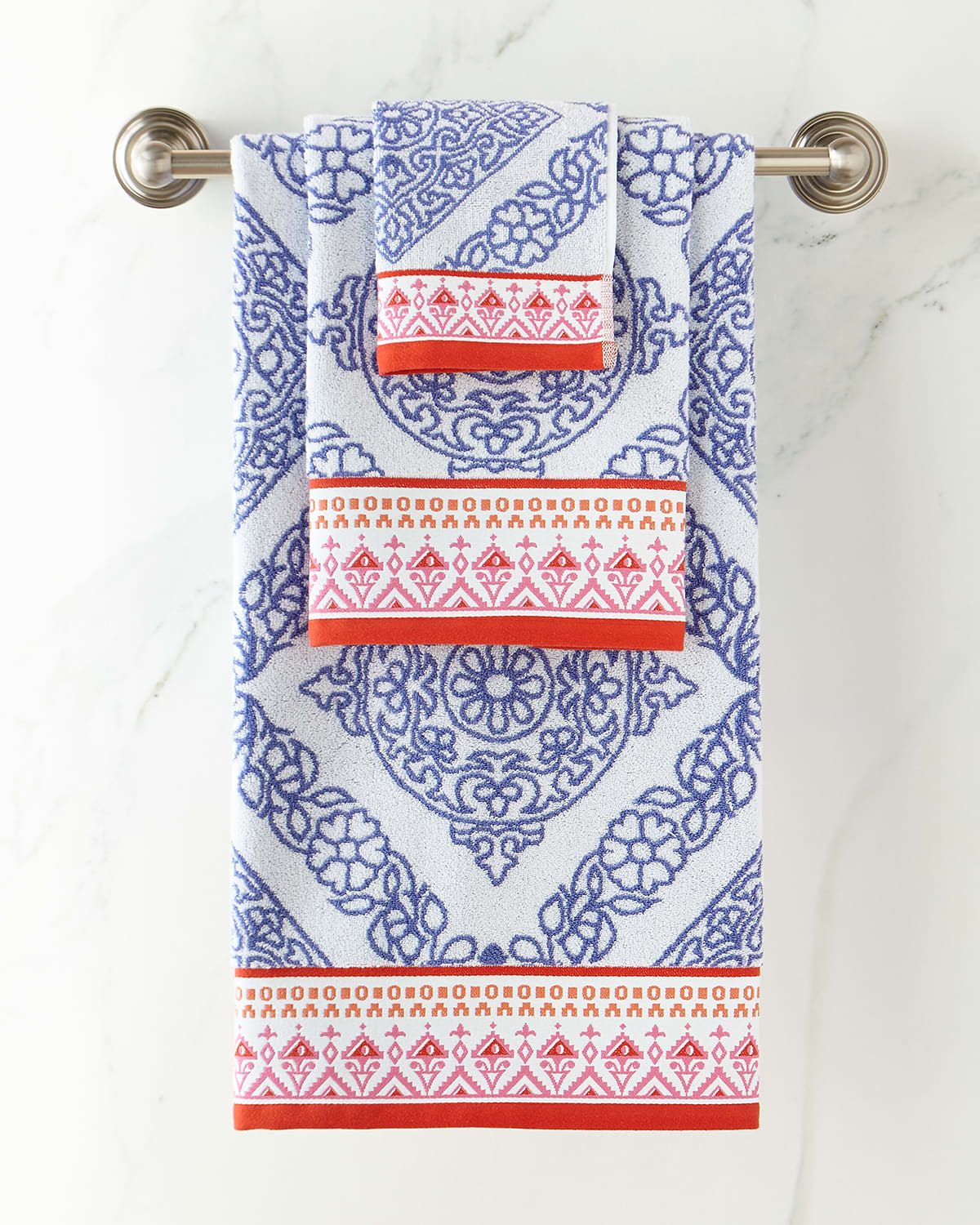 Image John Robshaw Mitta Periwinkle Hand Towel