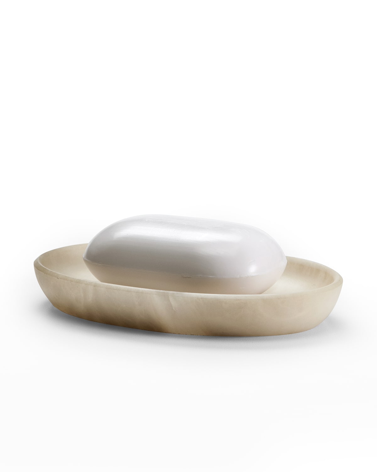 Image Labrazel Alisa Alabaster Soap Dish, Cream