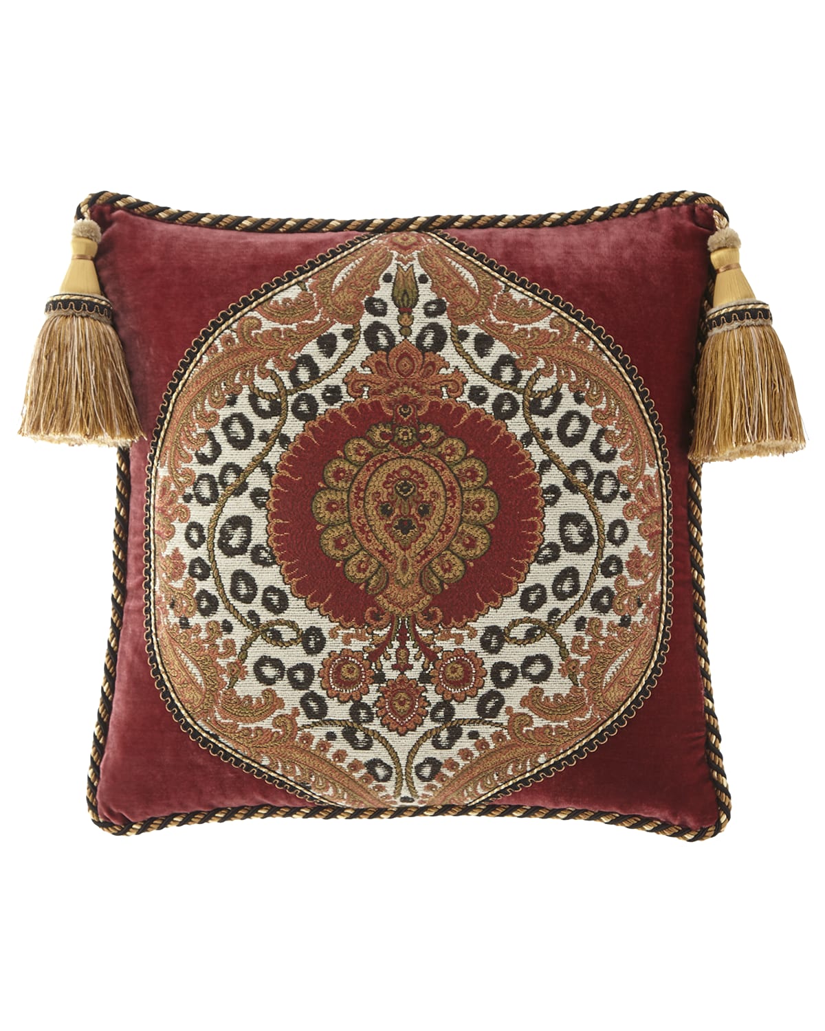 Image Dian Austin Couture Home Maximus Boutique Pillow with Tassels
