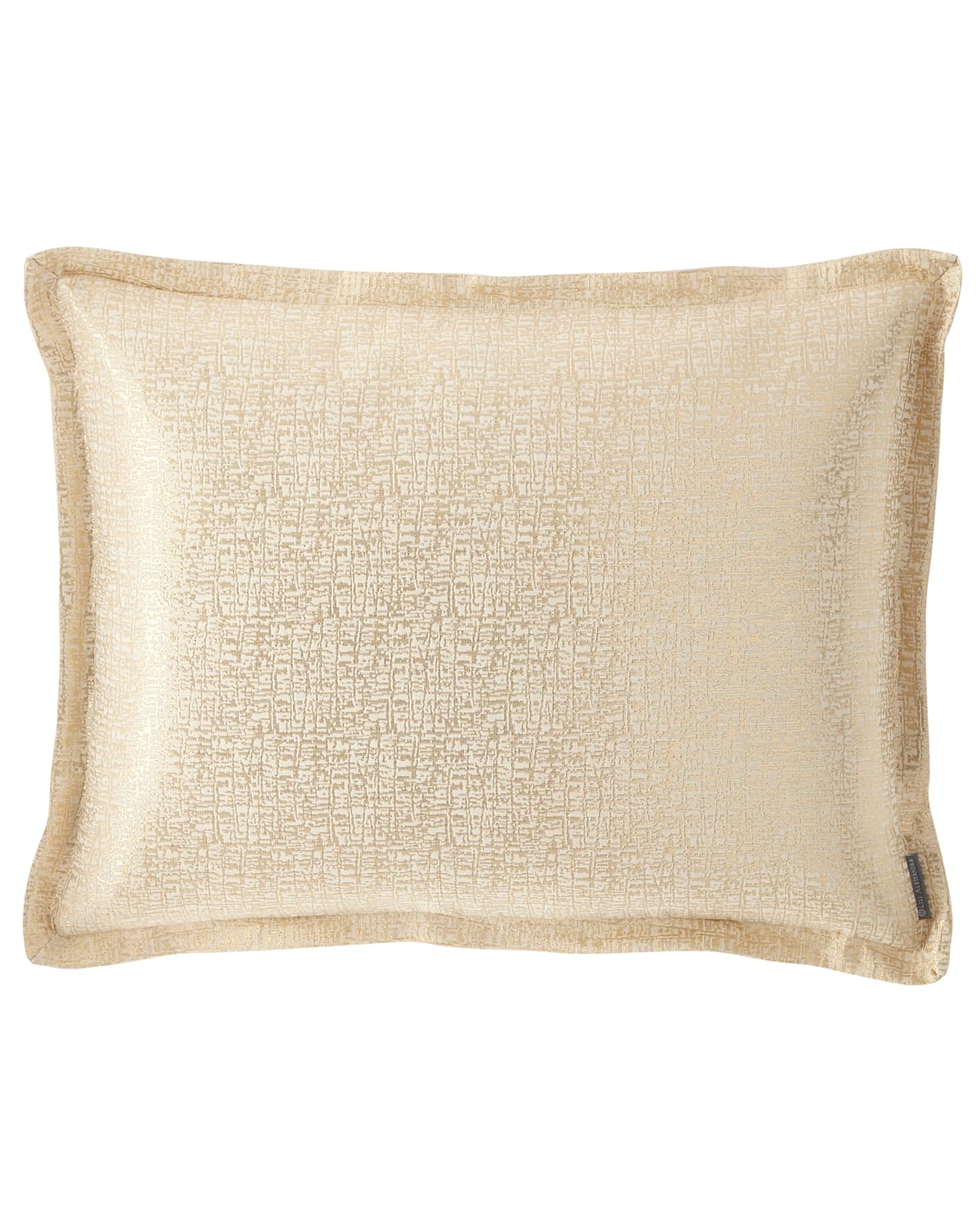 Image Lili Alessandra Eva Standard Linen Lurex Pillow, Ivory