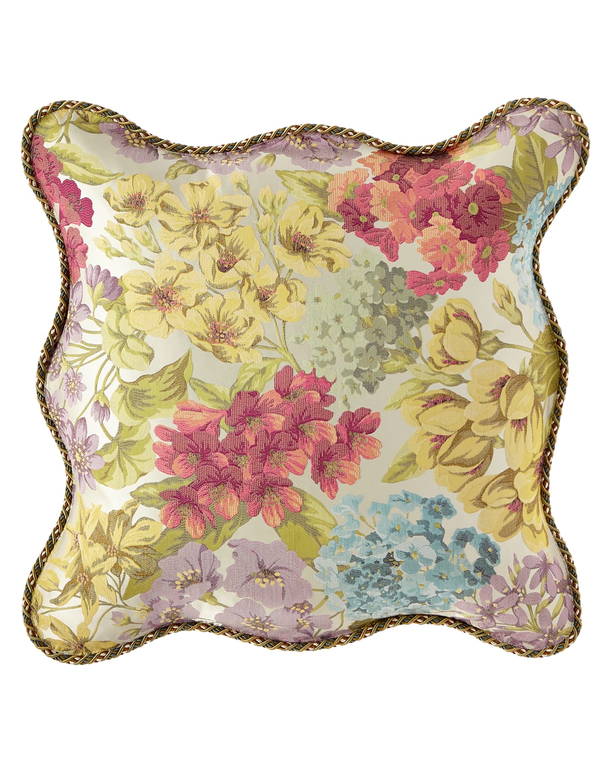 Image Sweet Dreams Giverny Floral Scalloped European Sham