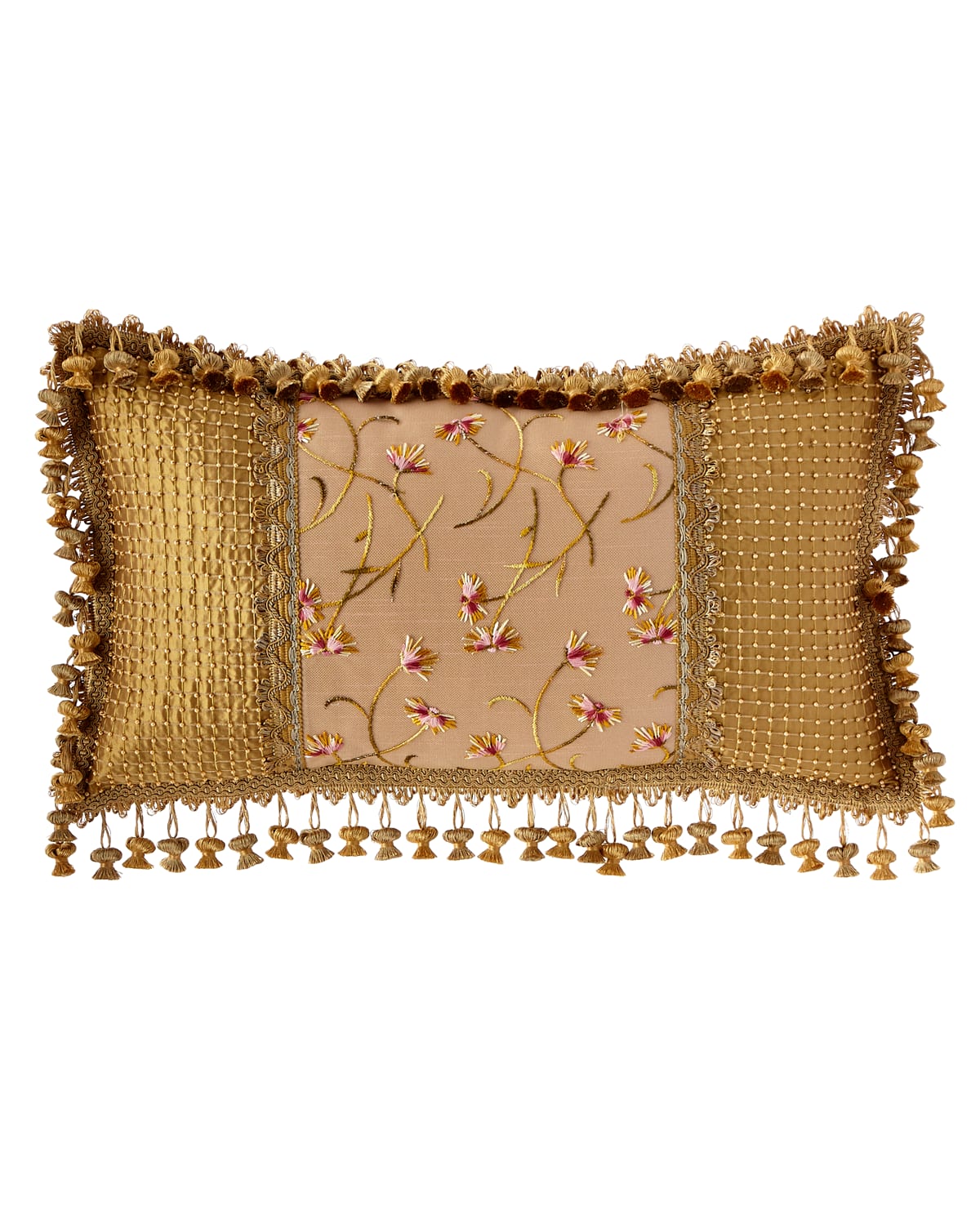 Image Sweet Dreams Giverny Oblong Pillow with Onion Fringe