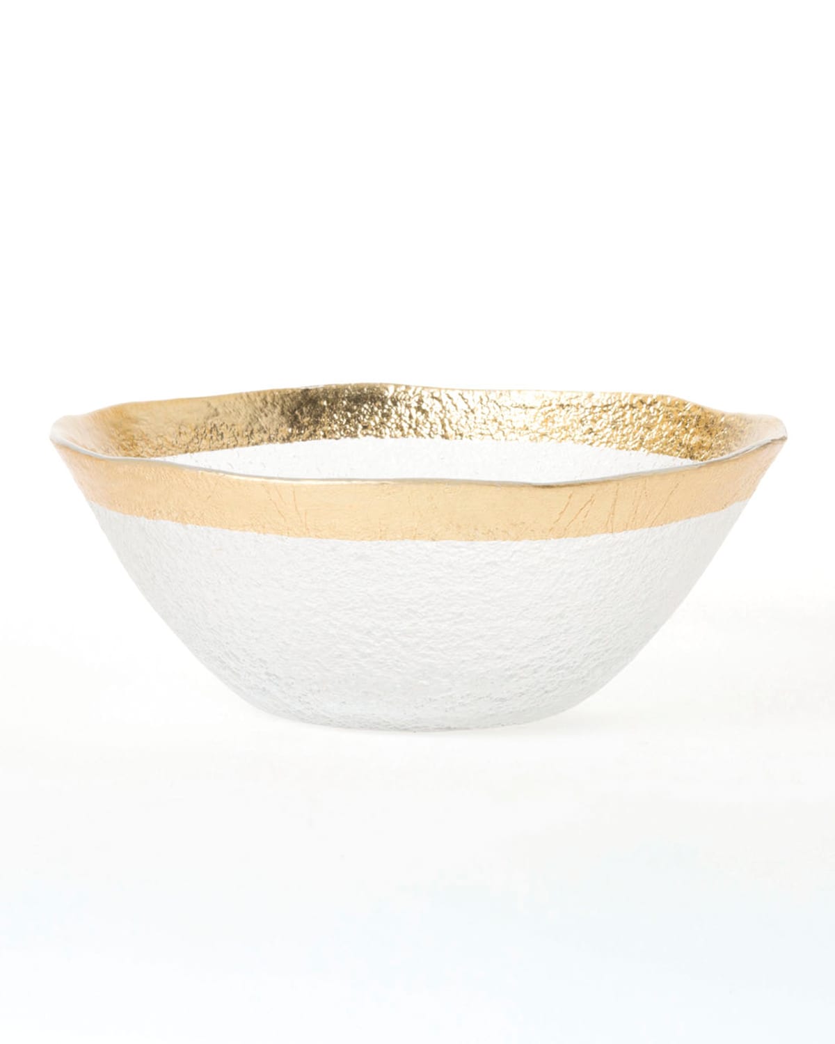 Image Vietri Rufolo Glass Organic Small Bowl, Gold